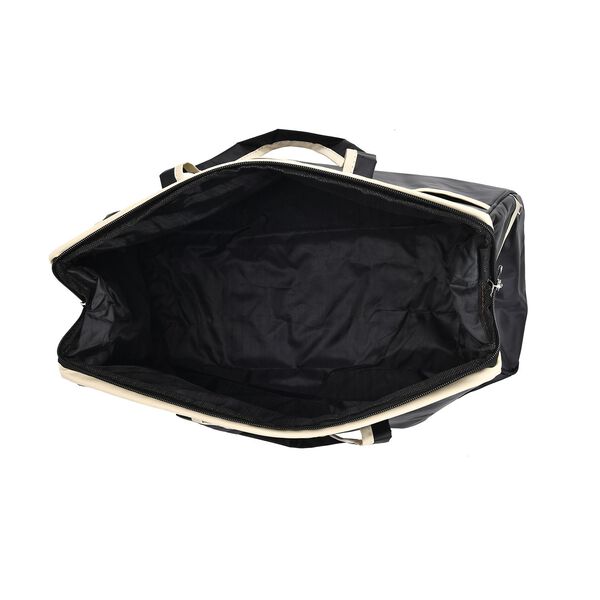 Elegante Nylon-Reisetasche mit Großem Stauraum, Größe: 48 x 22 x 29 cm, Schwarz image number 6
