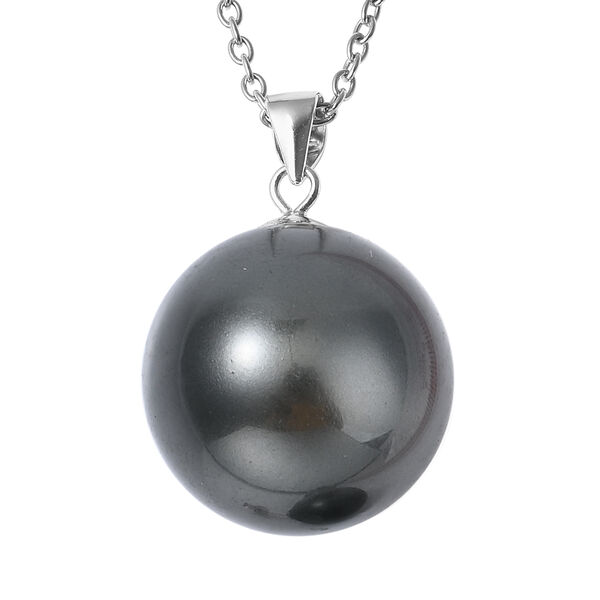 2er-Set- Tahiti Muschelkernperlen 50cm Halskette und Ohrstecker - 223,50 ct. image number 3