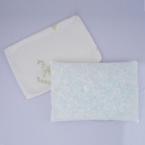 Serenity Night: Kissen mit gschreddertem Memory Foam und Reißverschluss image number 6