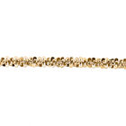 Diamantschliff Rockkette Armband 19cm in vergoldetem Silber image number 2