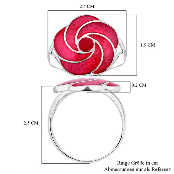 Royal Bali Kollektion - Koralle Ring image number 6