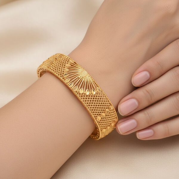 Nickelfreies Messing Armreif ca. 19 cm ca. 26,20g image number 2