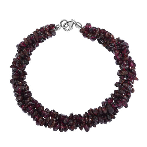 Rotes Granat Armband, 19 cm - 120 ct. image number 0
