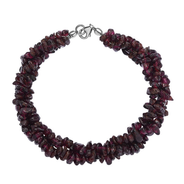 Rotes Granat Armband, 19 cm - 120 ct. image number 0
