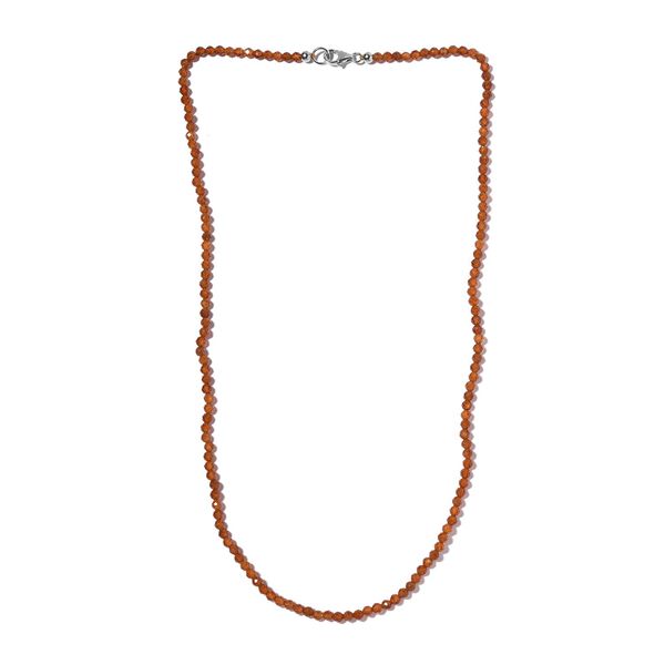 Hessonit Granat Halskette, 50 cm - 42 ct. image number 5