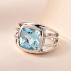 Himmelblauer Topas-Ring - 6,29 ct. image number 1