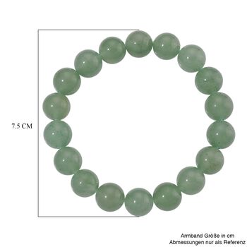 Gr&uuml;ner Aventurin Armband Flexibel, ca. 215.00 ct
