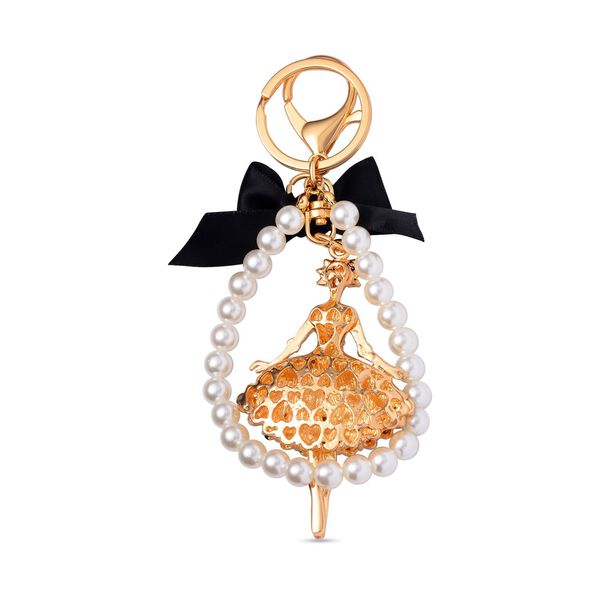 3 St&uuml;ck Dekorativer Schl&uuml;sselanh&auml;nger, Erdbeere, Elefant, Ballerina, mehrfarbig image number 6