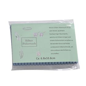 20 St&uuml;ck Anti-Anlauf-Silberpoliert&uuml;cher, 6,8x10,8 cm, Blau