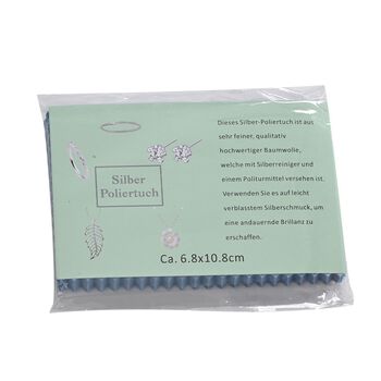 20 St&uuml;ck Anti-Anlauf-Silberpoliert&uuml;cher, 6,8x10,8 cm, Blau