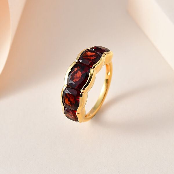 Roter Granat-Ring - 5,77 ct. image number 2