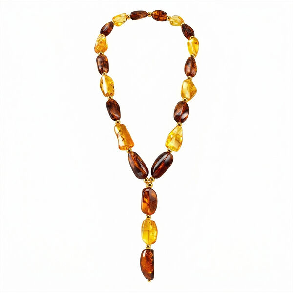 Nat&uuml;rlicher Baltischer Bernstein Halskette ca. 50 cm