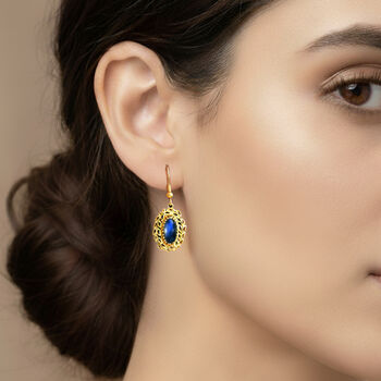 EVER TRUE AAA Labradorit Ohrringe Nickelfreies Messing ca. 4,68 ct.