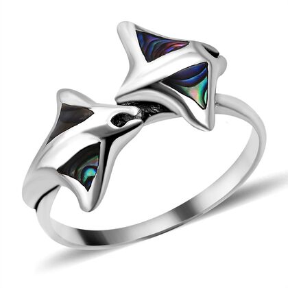 Royal Bali Kollektion- Abalone Muschel Ring - 12 ct.