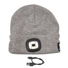 Vielseitige Strickmütze mit Bluetooth und eingebautem LED-Licht, 21x28cm, grau image number 0