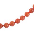 Rote Jade Halskette ca. 45 cm 925 Silber rhodiniert ca. 228.95 ct image number 2