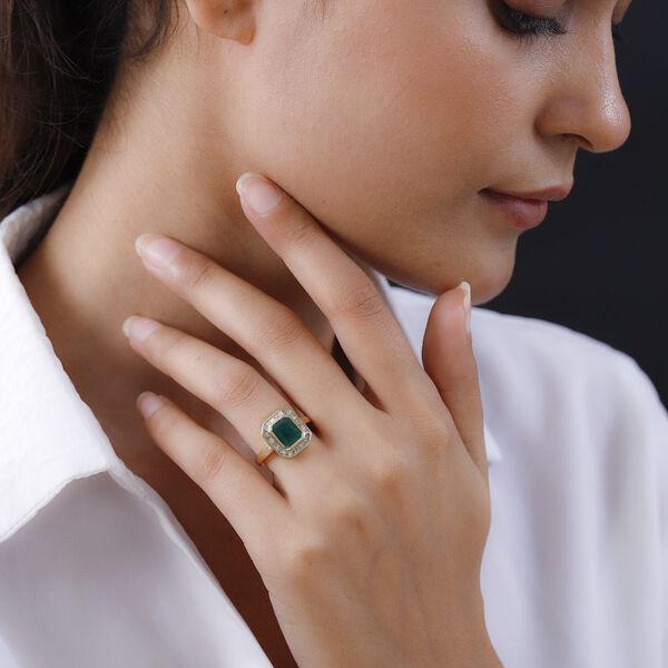 Socoto Smaragd und Diamant-Ring - 2,66 ct. image number 3