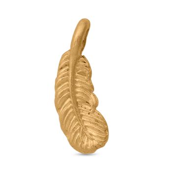 Feder Anh&auml;nger in 999 Gold
