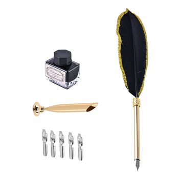 Vintage Federstift Geschenkbox