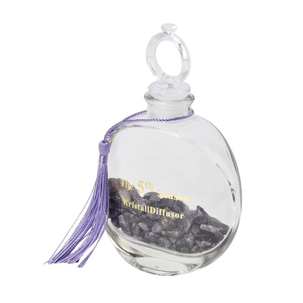 The 5th Season- Aromatherapie Duft-Diffusor mit Amethyst, Duftst&auml;bchen und Quasten, 100ml image number 3