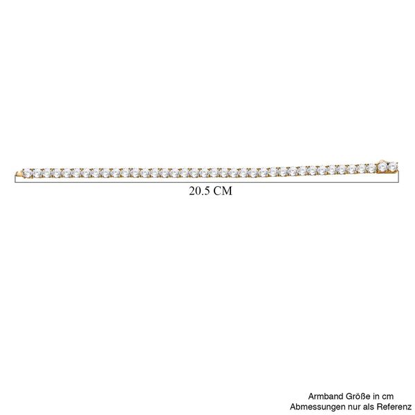 Moissanit Armband, 19 cm - 1 5,89 ct. image number 5