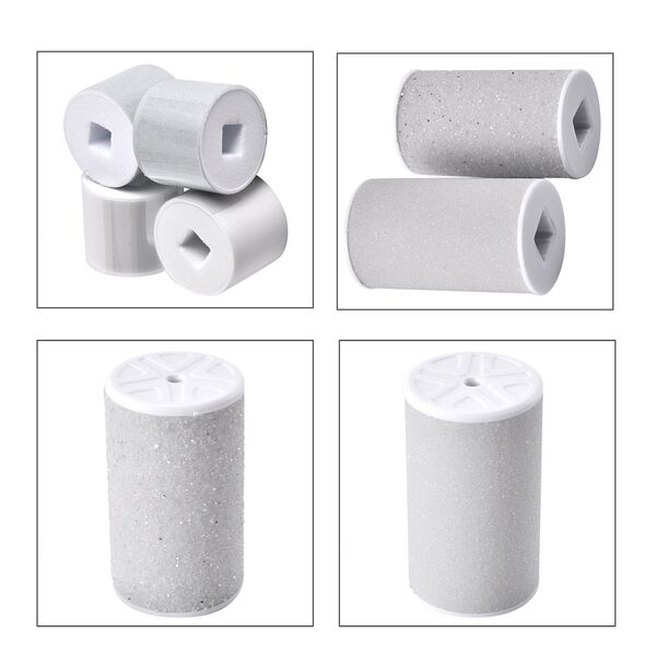 4-in-1 Hornhautentferner und Nagelpolierer mit USB-Ladekabel, Blau image number 5