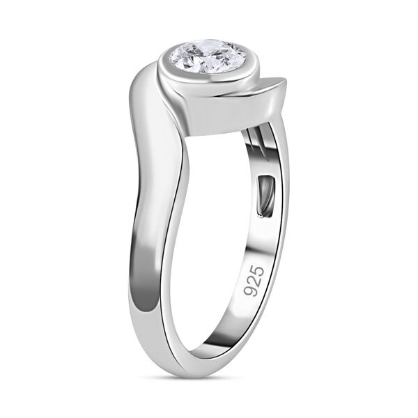 Moissanit Ring, ca. 0,46 ct image number 5