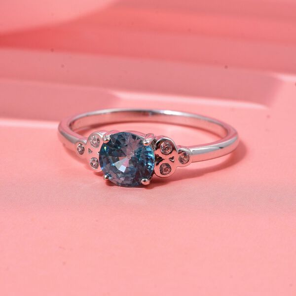 D'Joy AA blauer und wei&szlig;er Zirkon Ring - 1,46 ct. image number 1