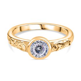 Moissanit Ring - 0,76 ct.