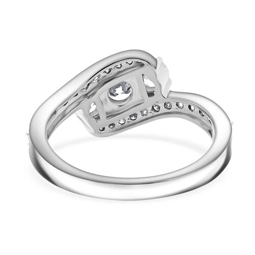 Lab Grown Diamant SI Ring 925 Silber rhodiniert (Größe 20.00) ca. 1,00 ct image number 5
