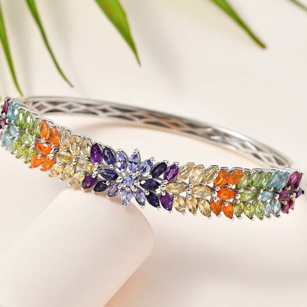 Multi-Edelstein-Armband, 19cm - 11,75 ct. image number 2