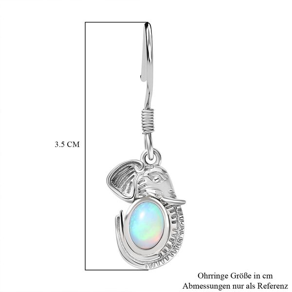 AA Natürliche, äthiopische Welo Opal Ohrringe - 1,05 ct. image number 8