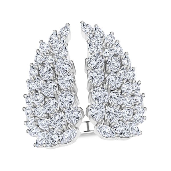 GP Amore Kollektion - Wei&szlig;er Zirkon und blauer Saphir Ring - 7,44 ct. image number 4