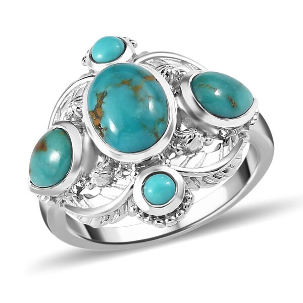 Sierra Nevada Türkis Ring - 3,97 ct. image number 3