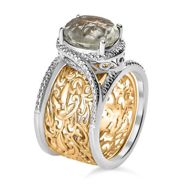 Prasiolith Ring - 5,51 ct. image number 6