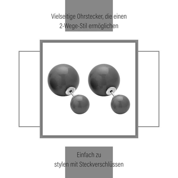 Mode Tahiti-Muschelperlen-Ohrstecker image number 8