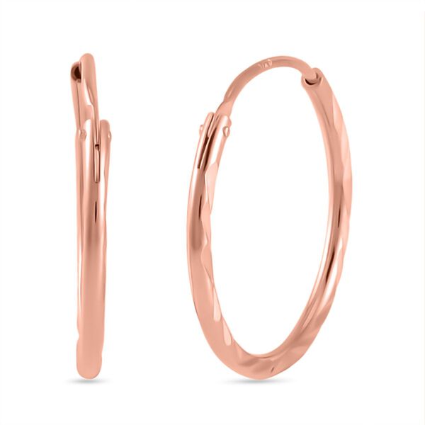 925 Silber ros&eacute;vergoldetOhrringe ca. 1,08g