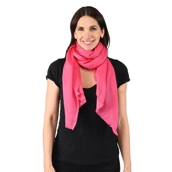 Schal aus 100% Kaschmirwolle, Pink image number 1