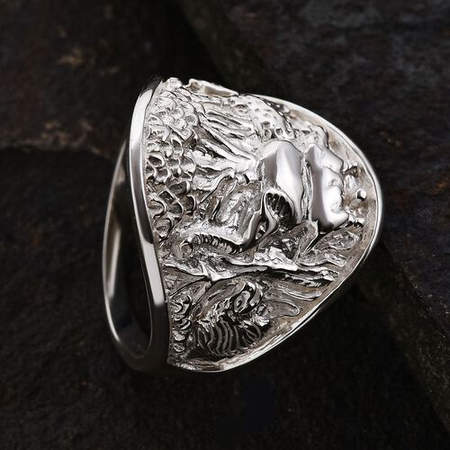 Royal Bali Kollektion- Von der Natur inspirierter Ring image number 1