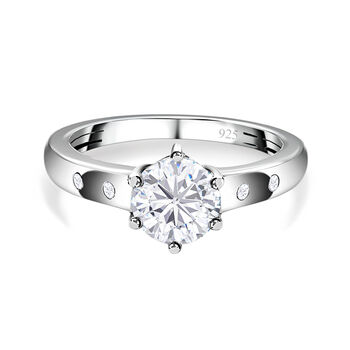 Moissanit Ring - 0,99 ct.