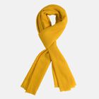 LA MAREY: Superweicher Schal aus 100% Kaschmirwolle, Gelb  image number 3