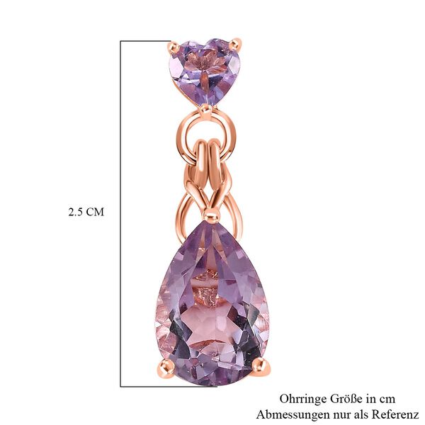 GP Amore Kollektion - Rose De France Amethyst-Ohrringe - 6.25 ct. image number 5
