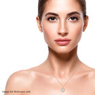 ILIANA äthiopischer Opal und Diamant Halo-Anhänger image number 1