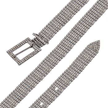 Kristall G&uuml;rtel, Schwarz