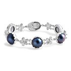 Mabe Perle Armband ca. 19 cm 925 Silber