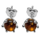 Bernstein Ohrringe 925 Silber