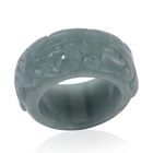 EXTREM SELTEN - Natürlicher Olmek Jadeit Ring (Größe 17.5) ca. 60.00 ct
