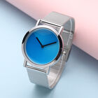 GENOA - Uhr mit japanischem Uhrwerk, wasserdicht, mit Edelstahlarmband - blauer Farbverlauf image number 1