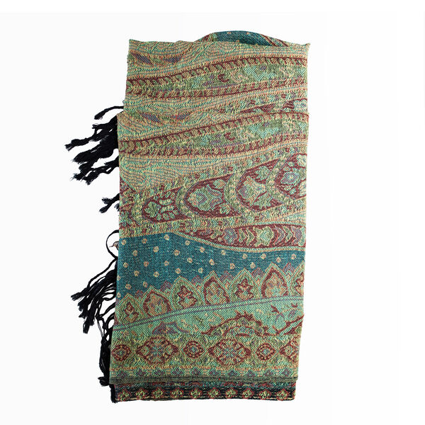 Paisley Schal in rot image number 6