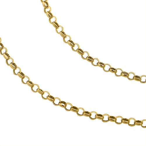 Italienische Erbs-Kette, ca. 45 cm, 585 Gelbgold image number 1